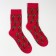 Women's socks "palm trees", pink color, size 23-25