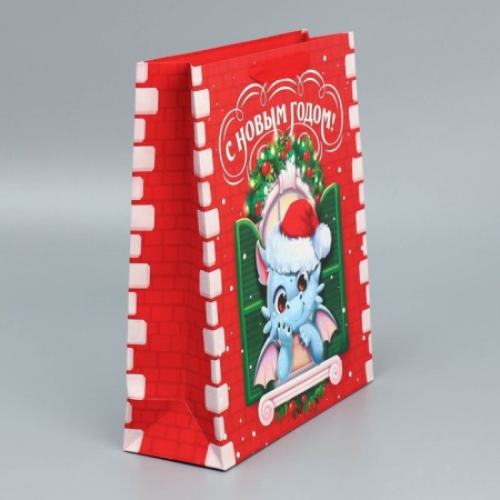 Laminated vertical "New Year's miracles", m 26 x 30 x 9 cm, New Year-2