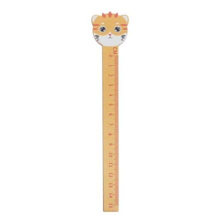 Wooden line 15 cm, Davente curly KitTens (barcode), mix x 4 colors, cardboard box-2