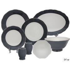 Dining Service Lenardi Gray, 24 items