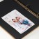 Photo album on rings 30 sheets "Recognition of love" Black sheets 26x18 cm
