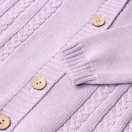 Combine Knitted Minaku, height 86-92, lavender color-3