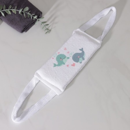 Body washcloth cotton share "Friends", 10.5 × 25 cm-1