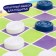 Board game 2 in 1 "checkers" and "backgammon"