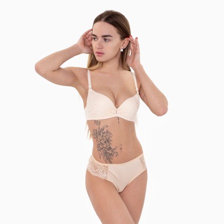 Women's bra, milk color, size 80V-2