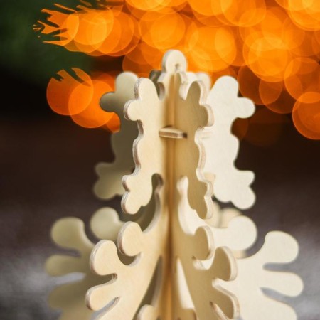 3D-model team wooden miracle-drive “Christmas tree toy. Snowflake No. 9 "-1