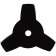 Huter GTD-3T trimmer knife, 255x25.4 mm, 3 blades