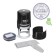 Automatic self-assembled COLOP PRINTER R 40/1-SET, diameter 40 mm, 1 circle, box office A, black