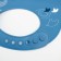 Blory for feeding "Northern Bear" silicone with pockets, blue color