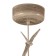 Suspended mantra sabina, e27, 1x20W, 750 mm, color decorated tree