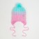 Hat for girls, pink/blue color, size 44-47 cm