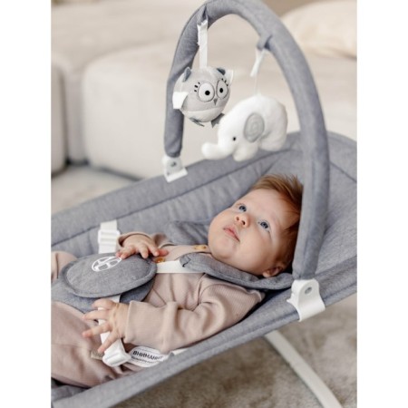 Electric shafts Children's Amarobaby Happy Swing, gray color-18