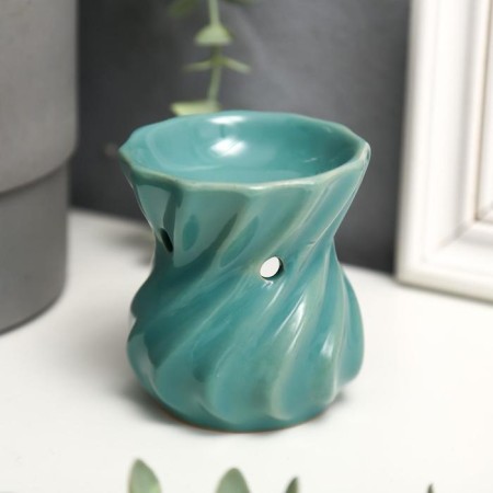 Aroma lamp ceramics "Emerald" mix 7.8x7x7 cm