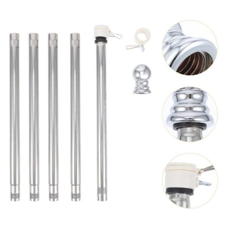 Flagst with a shaft of 180 cm, anti-damping mount