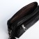 Male bag over the shoulder, artificial leather, black color