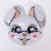 Mask PVC "Bunny"