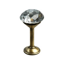 Holder for curtains KD001, one -rod, bronze color