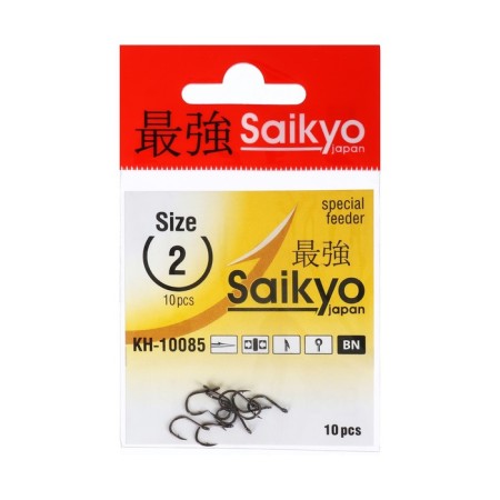 Hooks Saikyo KH-10085 Special Feeder BN No. 2, 10 pcs