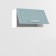 Cabinet of hinged royalwood, 300x600x360, white/blue Provence