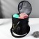 Folloer Bag "Neon", 2 adobs, d = 21 cm, 23 cm, black/multi-colored color