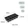 Cassette for seedlings, 10 cells of 100 ml, set of 5 pcs., Black