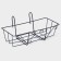 Flower stand balcony shares "Renaissance" 45.5 × 20 × 12 cm, black color