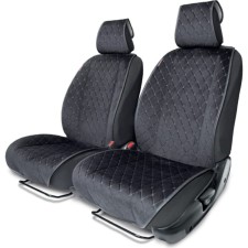Autoprofi capes, set 2 pcs, anti -slip coating, black/gray