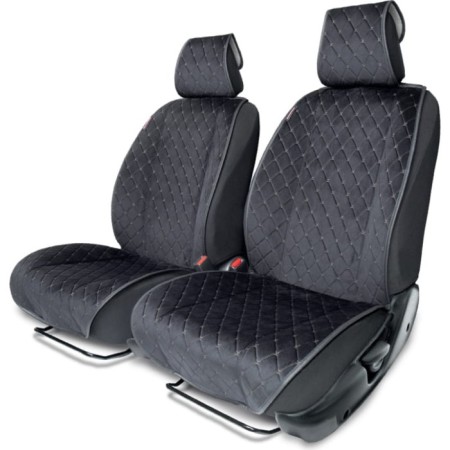 Autoprofi capes, set 2 pcs, anti -slip coating, black/gray