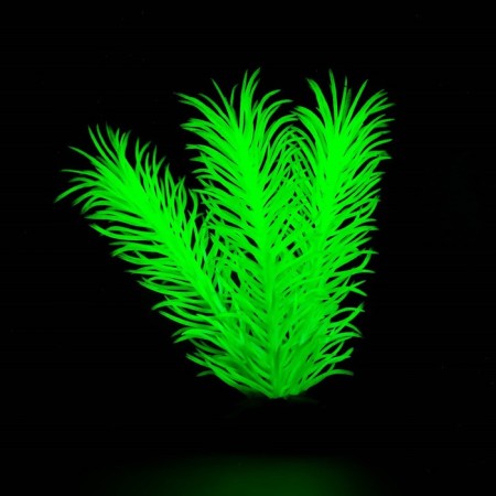 The artificial aquarium, luminous, 8 cm, green plant-3