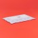 Glass rectangular shade "New Year's spruce", 29 × 18.5 cm, red color