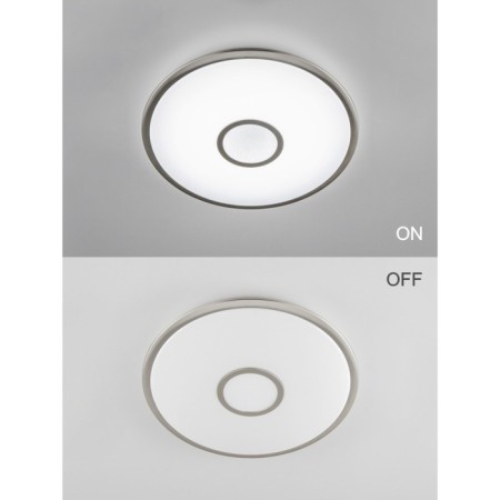Lamp Citilux "Starlight" CL703A61G, 51.5x51.5x7.5 cm, 1x65W, LED, Gray Color.-13