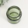 Bank for suppositories glass with a cork "Green" 100 ml 6.5x6.5x6.5 cm