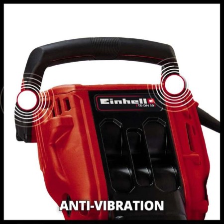 Jumping hammer Einhell TE-DH 50, 1700 W, SDS-HEX 30 mm, 50 J, 1800 beats/min, case, 4 m-2