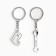 Key keychain, non -memorials “I will love you forever” 9 x 13 cm