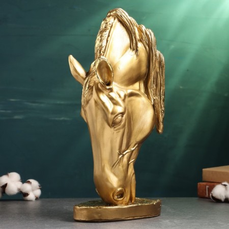 Figure "Horse Bended the head" 42x20x12cm, bronze-1