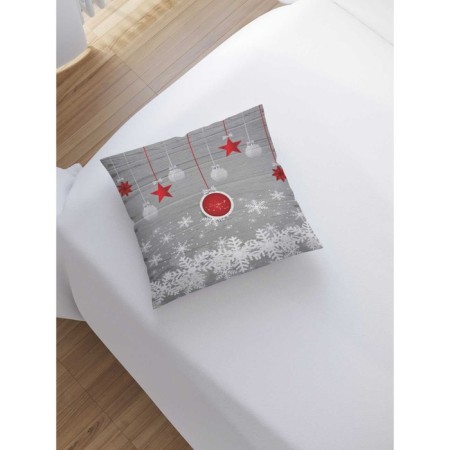 Decorative pillowcase "New Year's patterns", on a zipper, size 45x45 cm-1