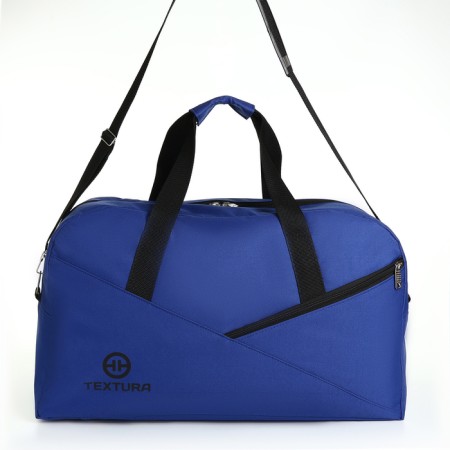 Road bag, textura, large size, blue color-1