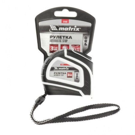 Matrix Autostop 32550 roulette, automatic fixation, two -component case, 3 m x 16 mm-2