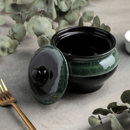 Verde Notte baking pot, 500 ml-1