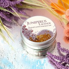 Organic hard shampoo, with Lavender essential oil