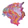 Wooden puzzle "Unicorn: Blue Flame", 16 × 17 cm