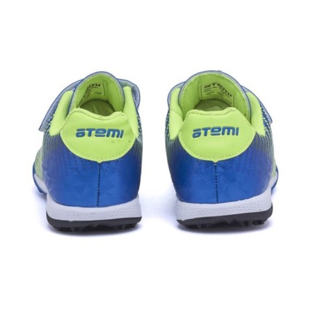 BUTS football ATEMI SBA-006 Turf Kids, Blue/Bright Salad, size 29-7