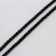 Chain with 2 carabiners link thickness 0.1 cm 0.4x60 cm black
