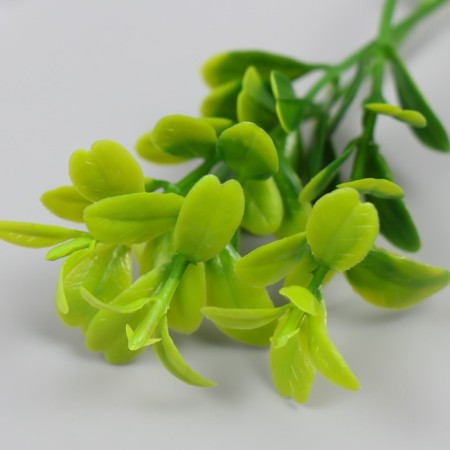 Artificial plant for creativity "A twig with eucalyptus leaves" set of 12 pcs 8.5 cm-4