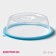 Silicone lid for microwave shares, 20 × 20 × 6 cm, color mix