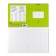 Notebook 12 sheets in the Erichkrause "Bright" Classic ", covered Cardboard, OFSET Block 100% whiteness, green