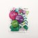Latex ball 12 ", standard, set of 5 pcs., Color light green