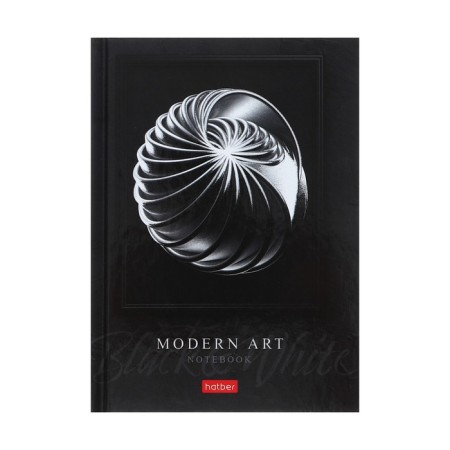 Notebook, A6, 80 sheets, in a cage, "Sphere", a solid cover, glossy lamination, an offset block 60g/m2