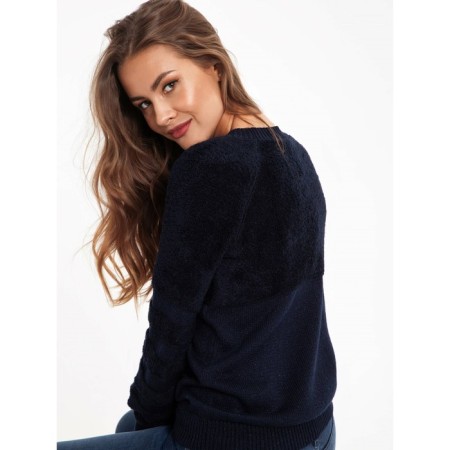 Jumper Female Conte Elegant, Size XS, Blue Color-1