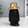 Souvenir Polystone "Mr. Incognito complete" black with gold 18x11x9cm
